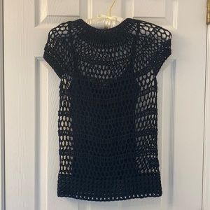 Theory women’s crochet top with tank